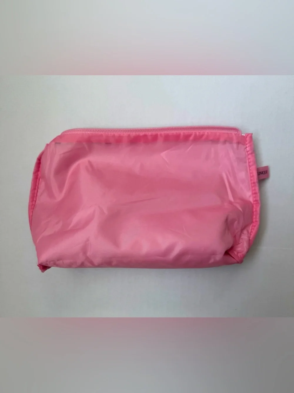 Clinique Cosmetic Makeup Bag Candy Sprinkles and Confetti Line Pattern